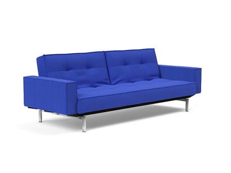 Καναπές Κρεβάτι Splitback Chrome Με Μπράτσα 241*91*80εκ- ( 512)